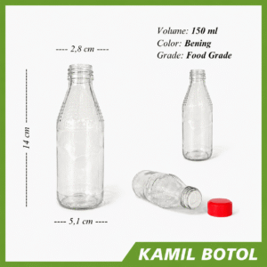 Botol Kaca 150ml HEMAVITON - Rekondisi