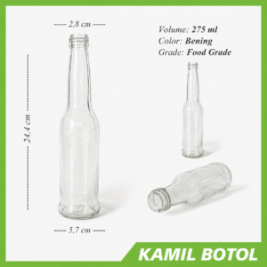 Botol Kaca 275ml MIXMAX - Rekondisi