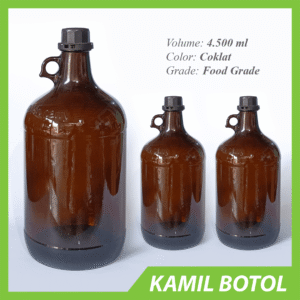 Botol Kaca Coklat 4,5 Liter - Rekondisi