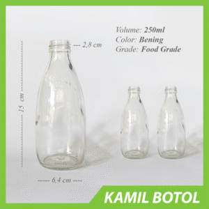 Botol Kaca 250ml Soda KMI - Rekondisi