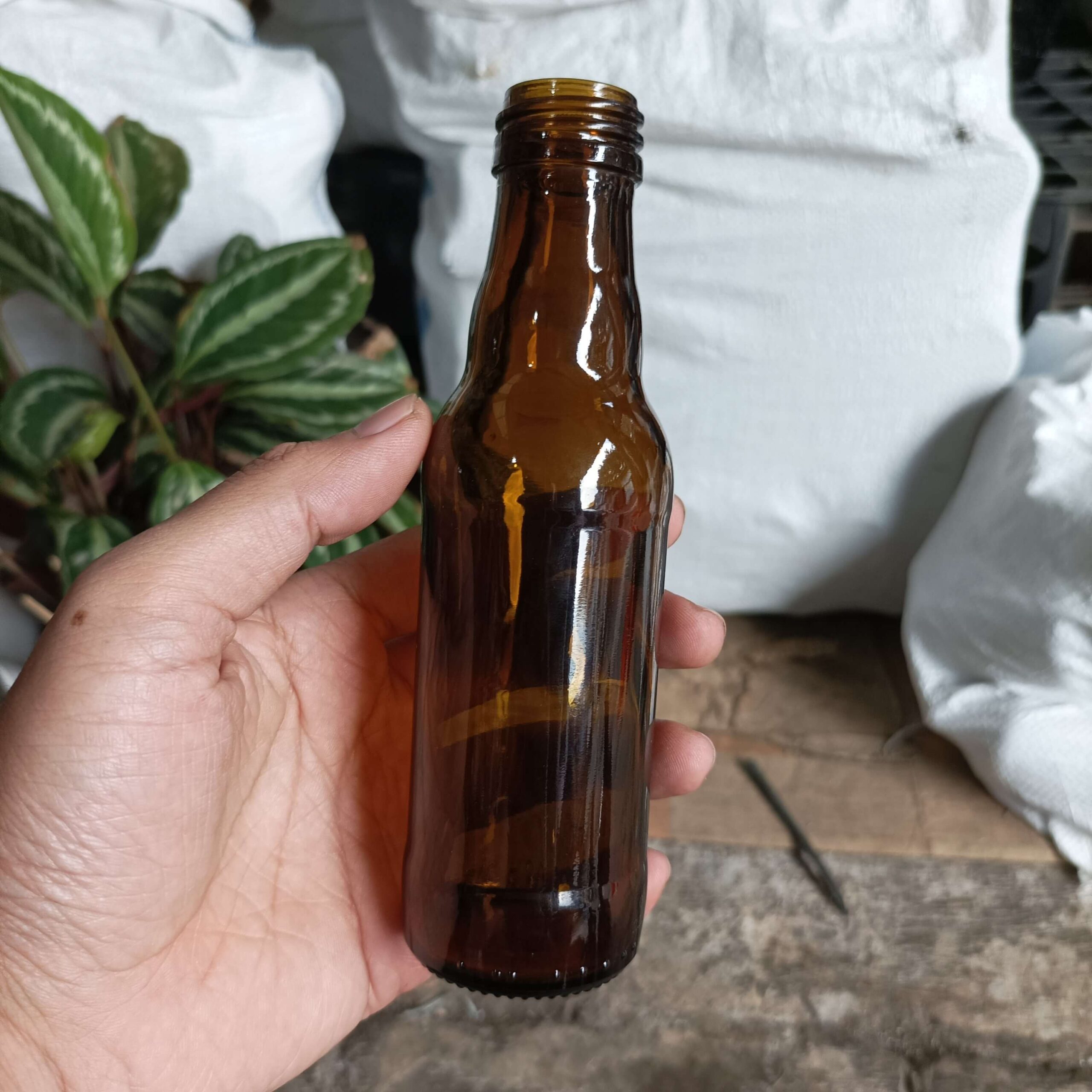 Botol Kaca Coklat 150ml PROMAN - Rekondisi - Gambar 8