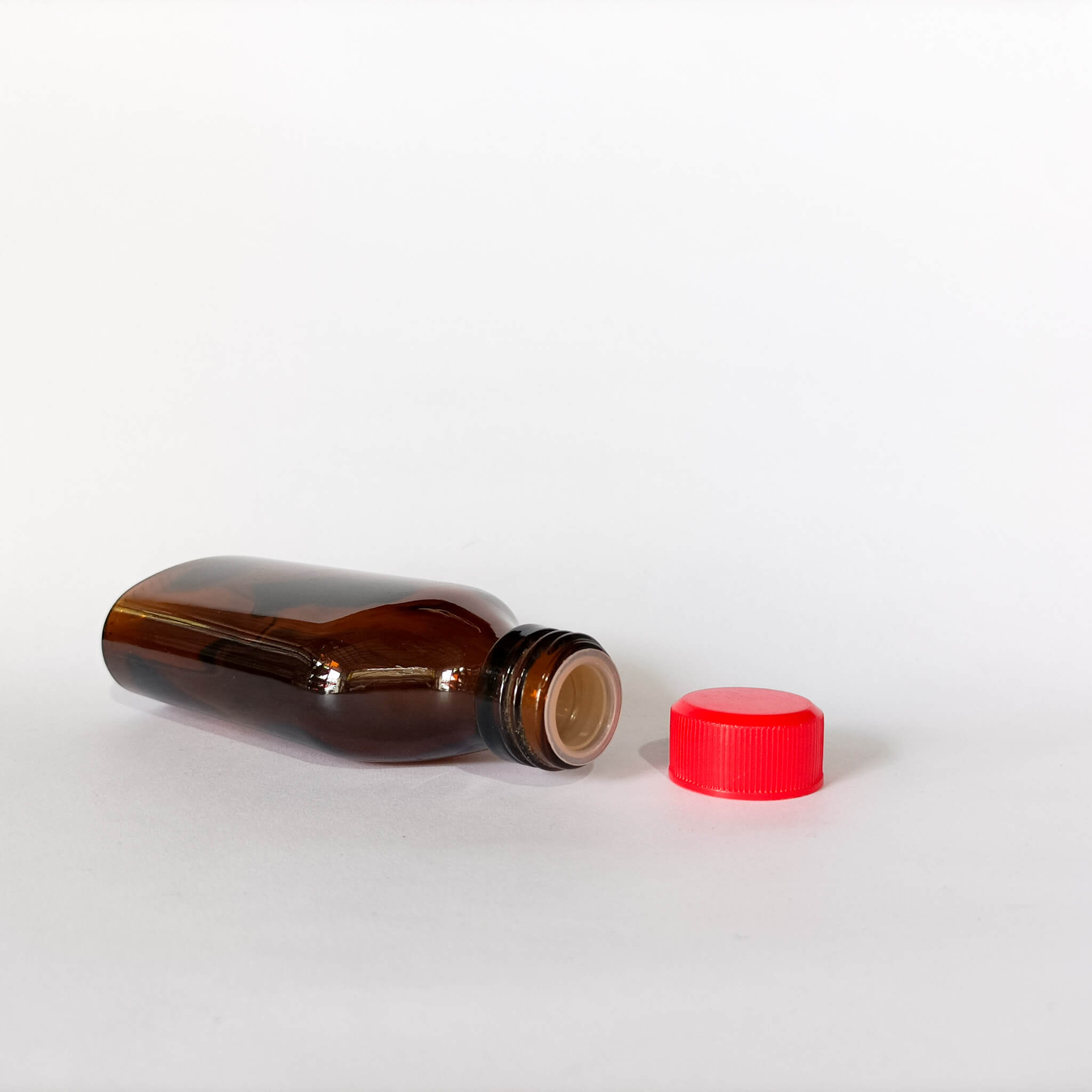 Botol Kaca Coklat Gepeng 100ml KOLDEX - Rekondisi - Gambar 9