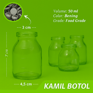 Botol Kaca 50ml ASI – Rekondisi
