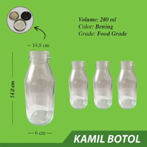 Botol Kaca 280ml JUICE – BARU