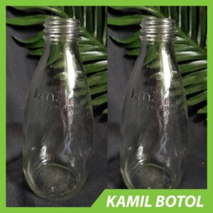Botol Kaca 250ml KMI Rekondisi - Termasuk Tutup