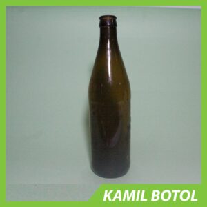 Botol Kaca Coklat 350ml LIMUN Rekondisi - Termasuk Tutup