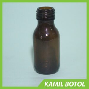 Botol Kaca Coklat 60ml OBAT - Rekondisi