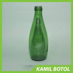 Botol Kaca Hijau 330ml PERRIER Rekondisi - Termasuk Tutup
