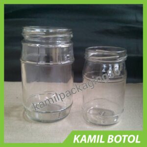 Toples / Jar Kaca 330ml Morin Rekondisi - Termasuk Tutup