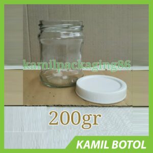 Toples Kaca 200gr Rekondisi - Tutup Plastik
