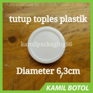 Tutup Toples 6,3 cm Bahan Plastik
