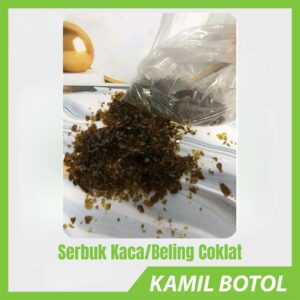 Serbuk Kaca Beling Coklat