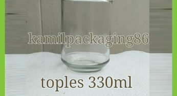 Toples / Jar 330ml Rekondisi – Tutup Plastik