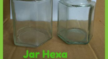 Toples Jar Kaca Hexagonal 195ml – Rekondisi