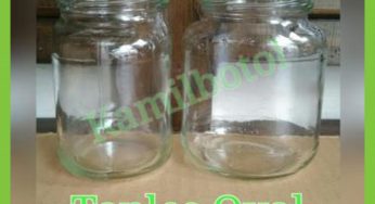 Toples Jar Oval 350ml Tanpa Tutup – Rekondisi